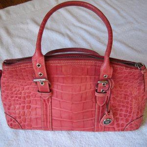 Dooney & Bourke Croc Leather Handbag